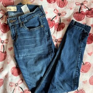 Hollister Super Skinny Blue Jeans - 5S
